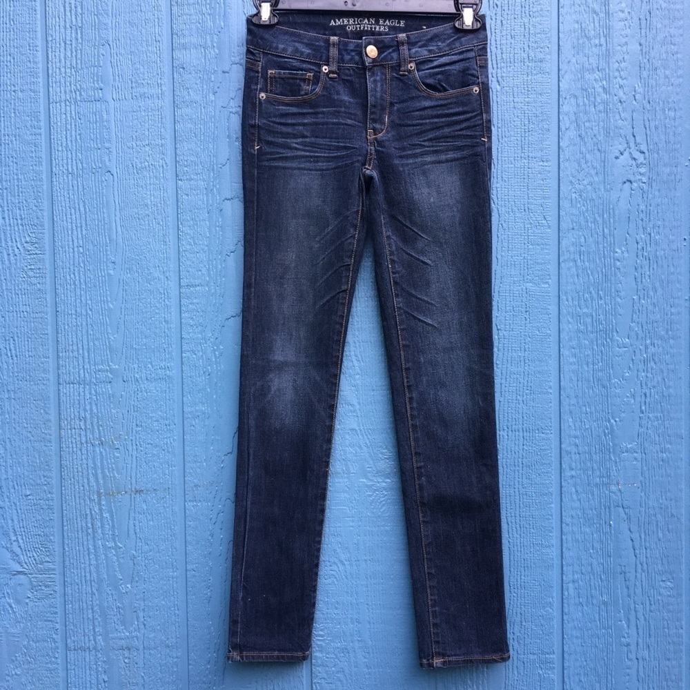 American Eagle Outfitters Skinny Super Stretch Dark Wash Jeans Size 2 Regular